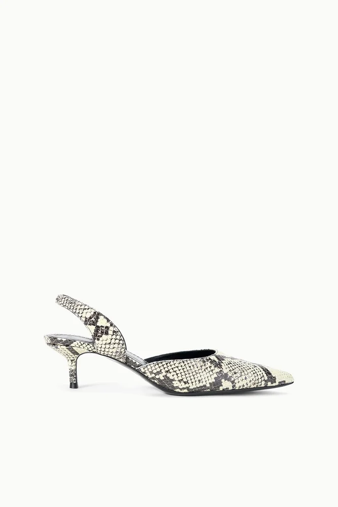 SEBASTIAN SLINGBACK | WHITE SNAKE
