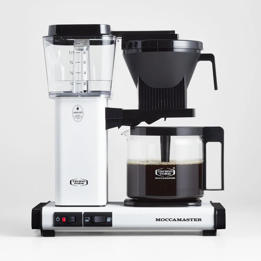 KBGV Select 10-Cup Glass Brewer Matte White Coffee Maker