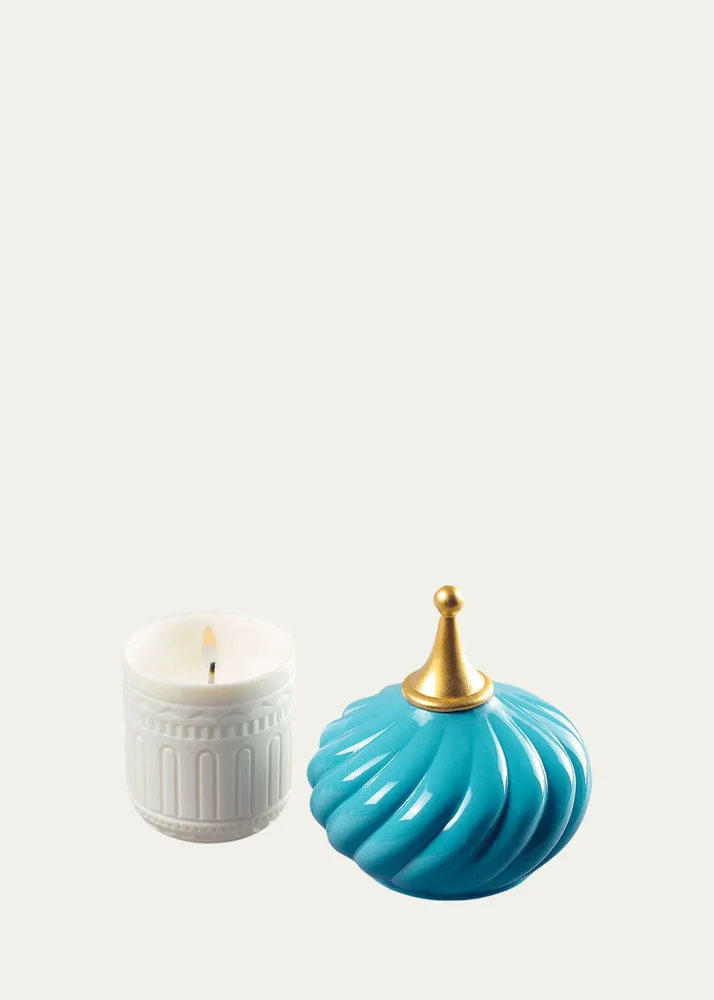 Turquoise Spire 1001 Lights Candle