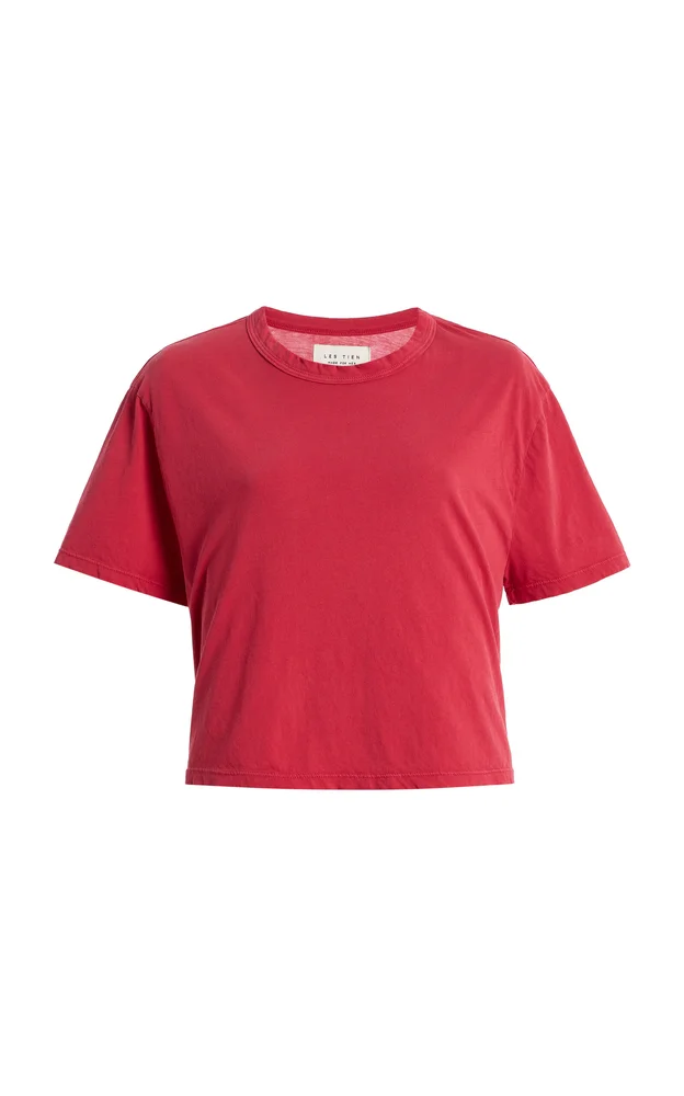May Cropped Cotton T-Shirt