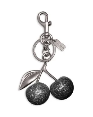 COACHCherry Keychain Bag Charm