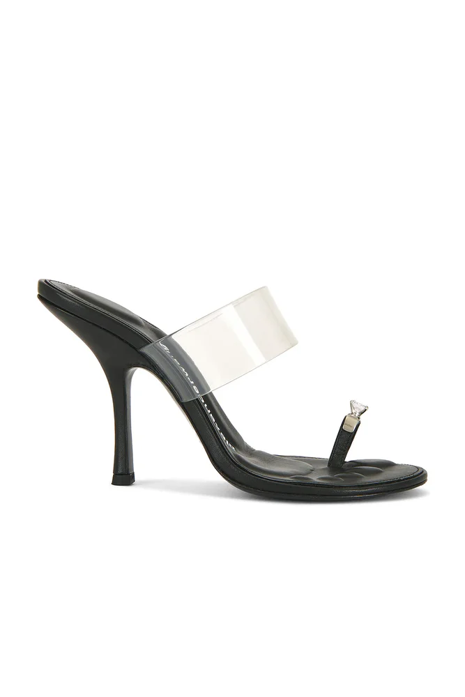 Bianca 105mm Sandal With Crystal Toe Ring