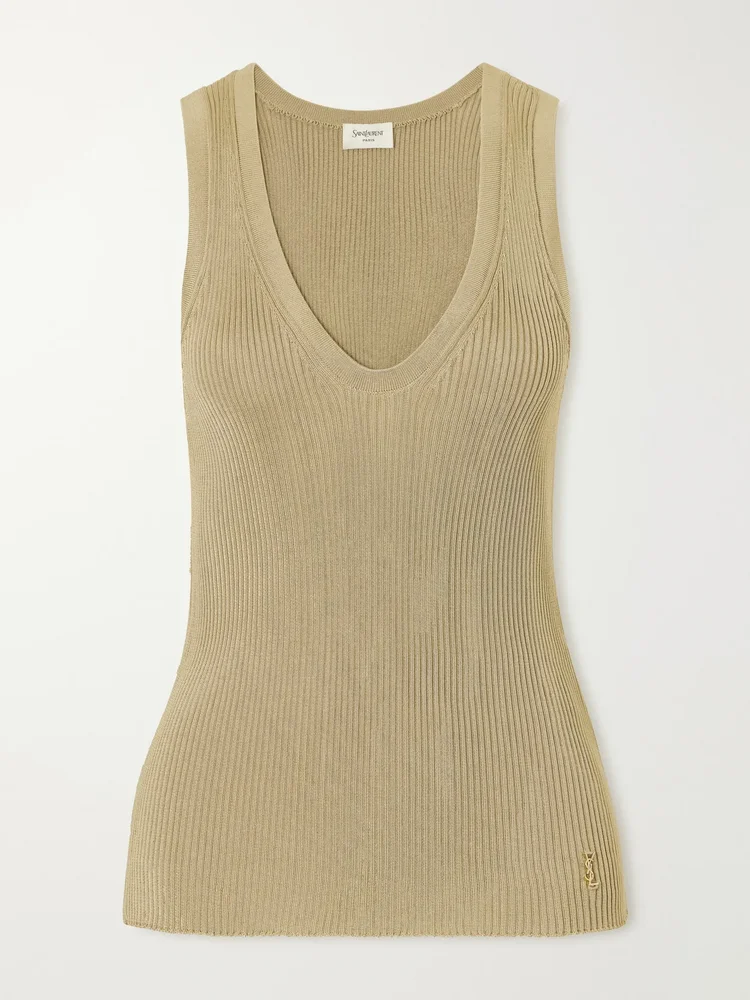 ribbed knit tank