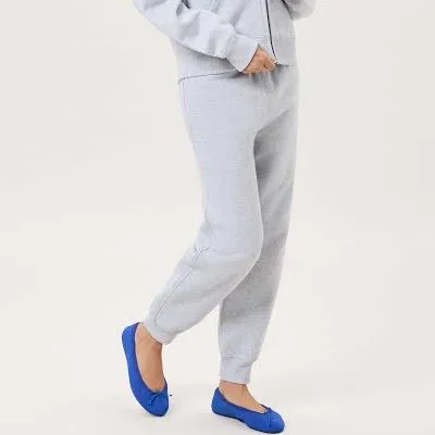 PANGAIA - Womens Midweight Sweatpants—Grey Marl - M