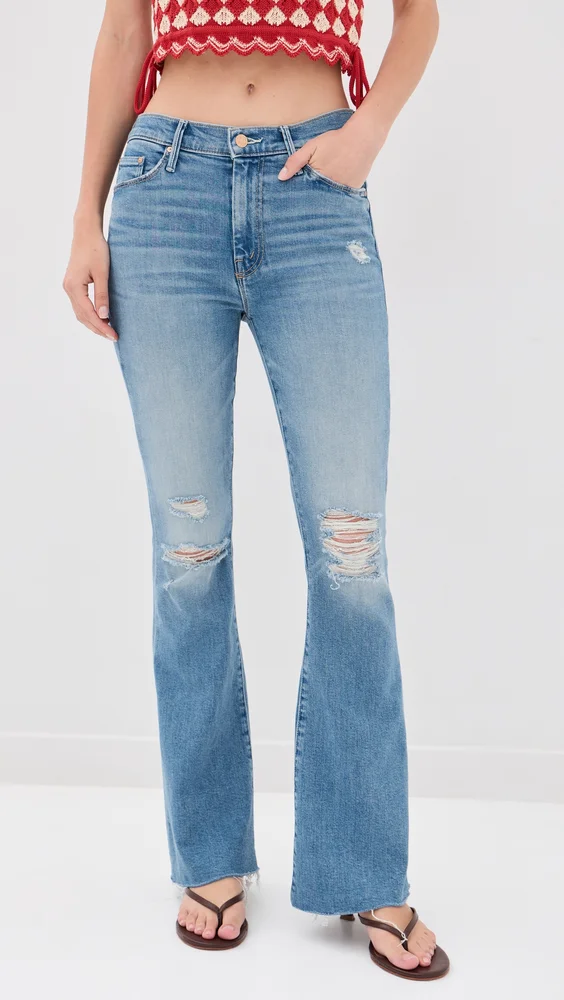 The Weekender Fray Flare Jeans