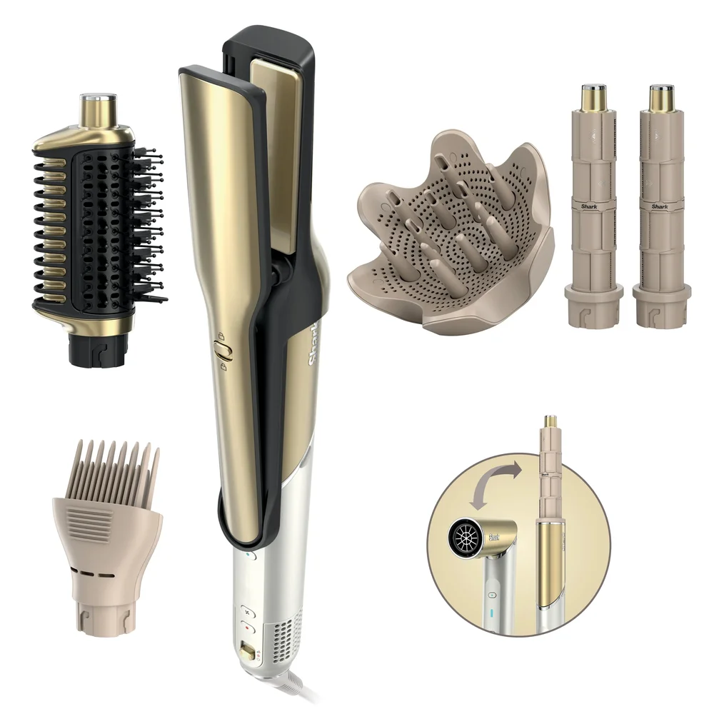 Glam 6-in-1 Multi-Styler, Air Straightener & Hair Dryer with Diffuser