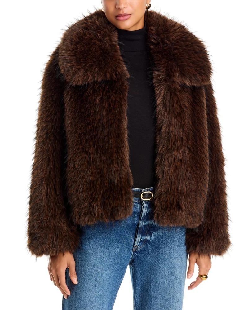 Plush Faux Fur Jacket
