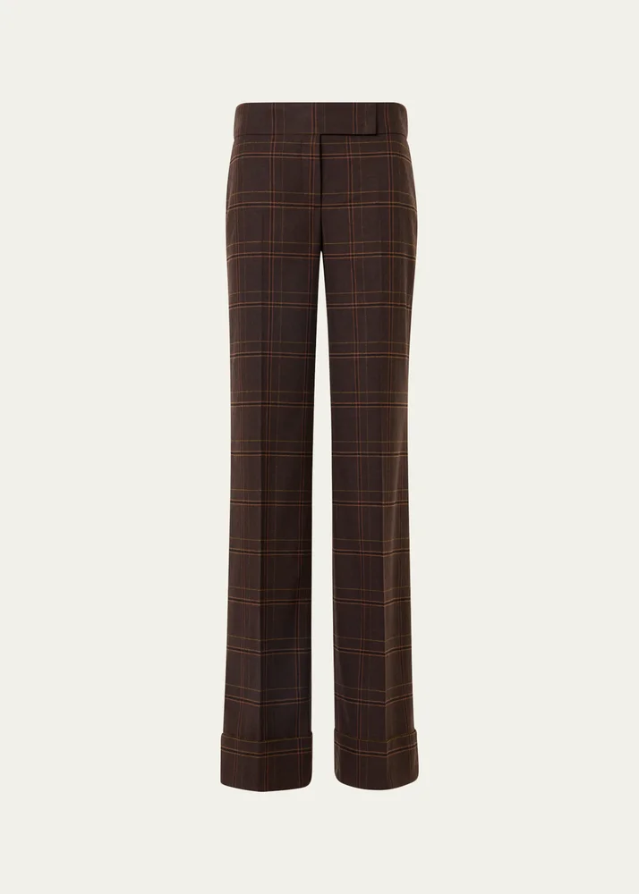 Milly Blanket Check Flannel Pants