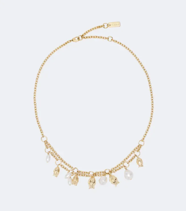 Chloé Tulip charm necklace