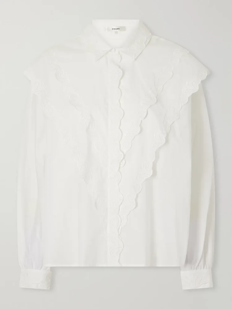 The Equestrian cotton-poplin shirt