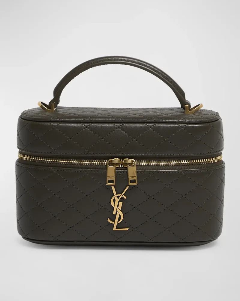 Gaby Vanity Quilted Leather Bag