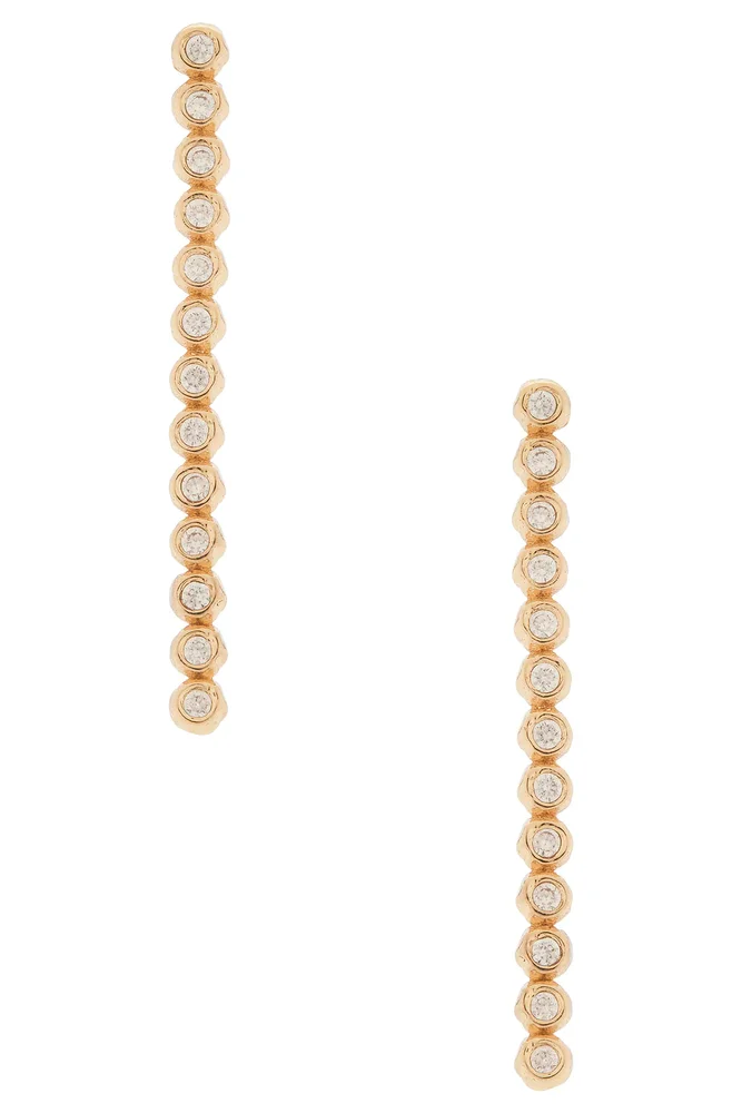 Molten Sparkle Linear Earrings
