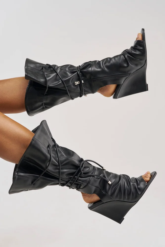 Kelly Camel Suedette Cowboy Boots