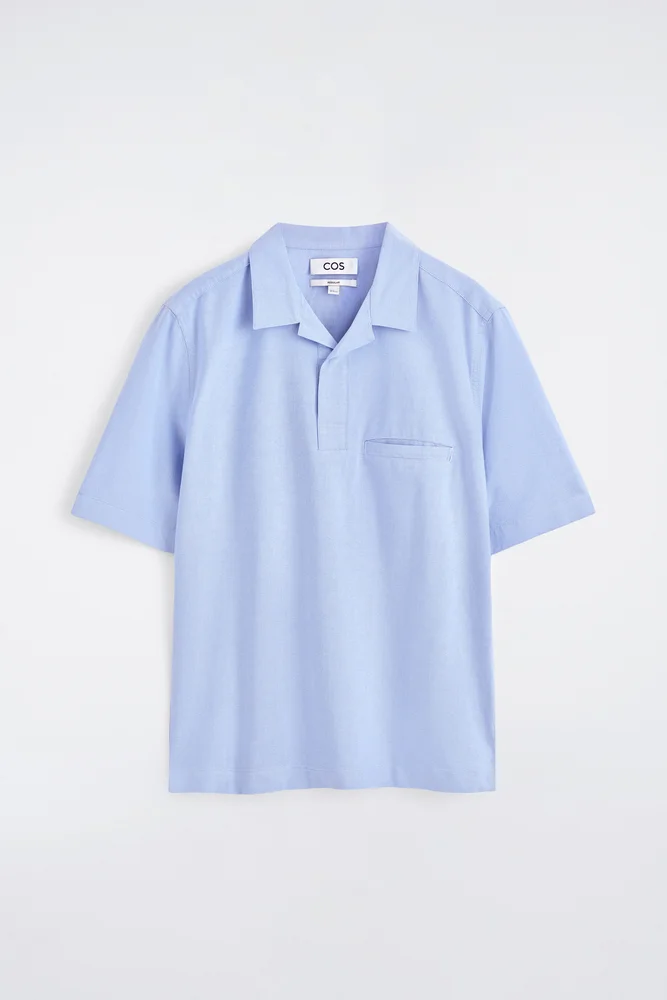 Relaxed Broken-in organic cotton oxford shirt