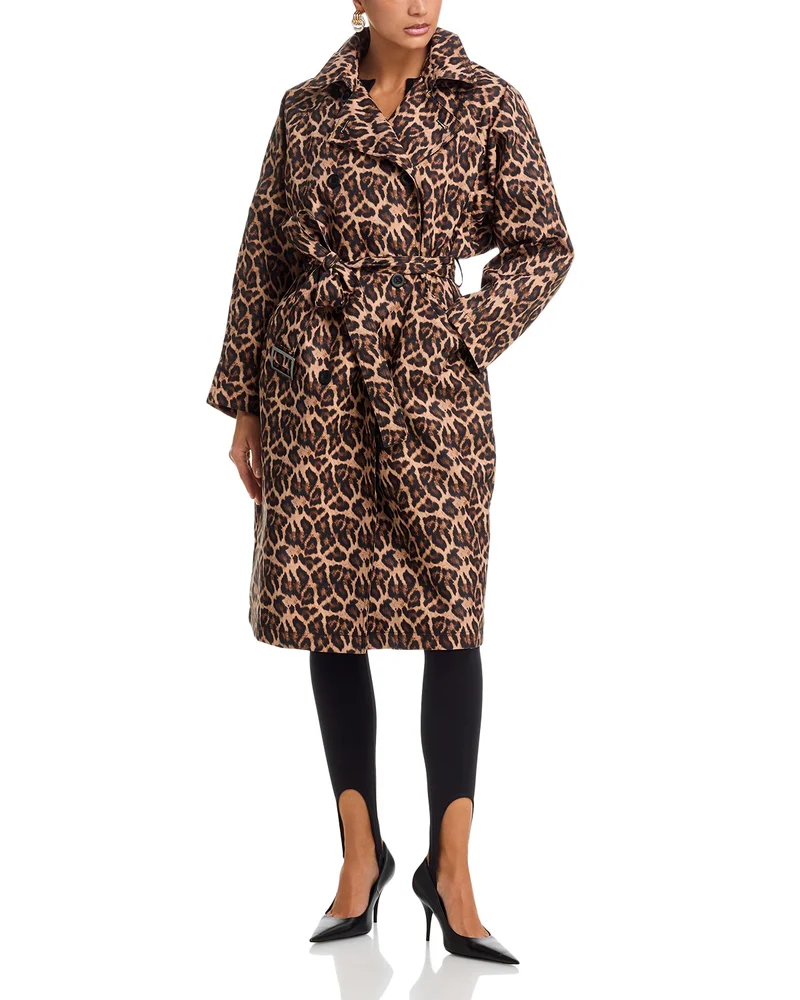 Leopard Trench Coat