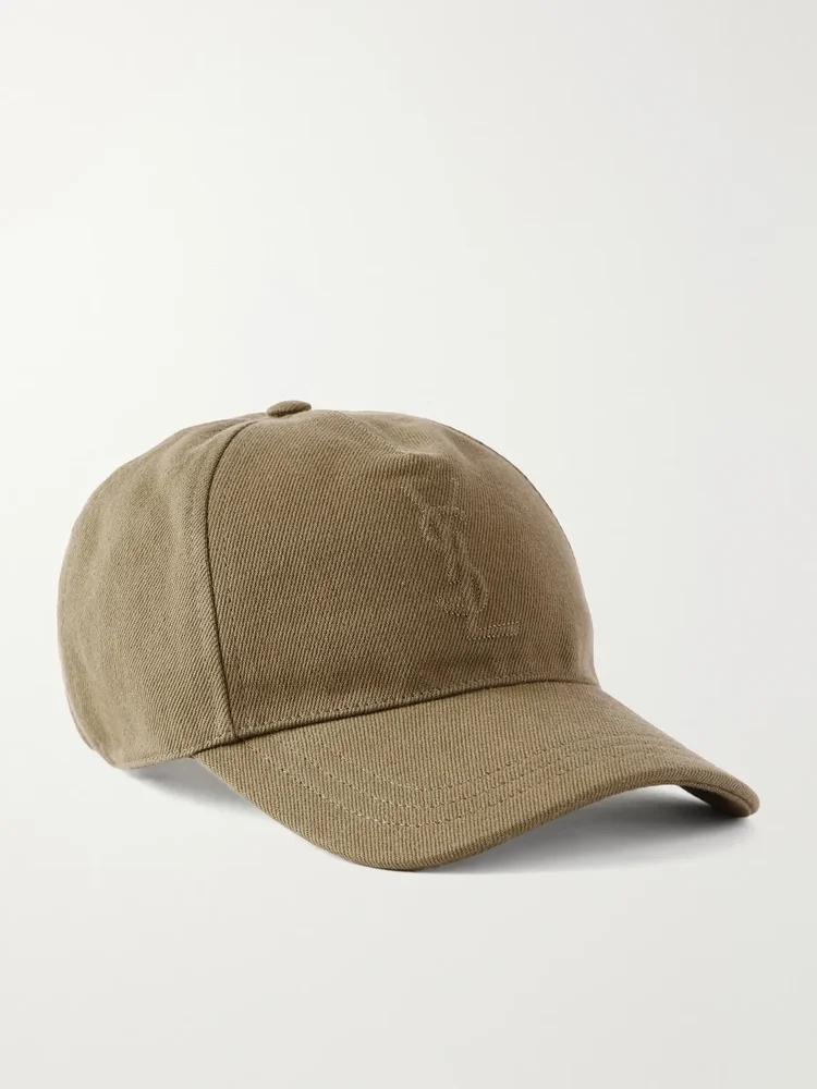Logo-Debossed Cotton-Twill Baseball Cap