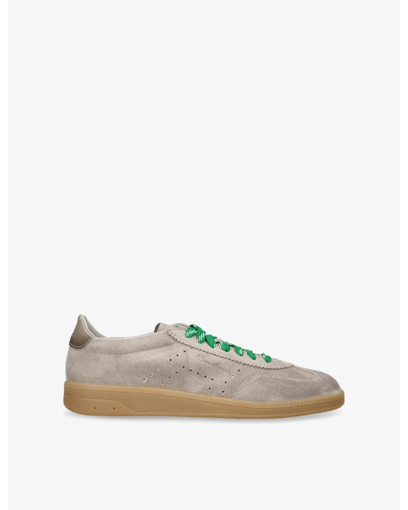 Oly Pulse Logo-Embossed Suede Low-Top Trainers