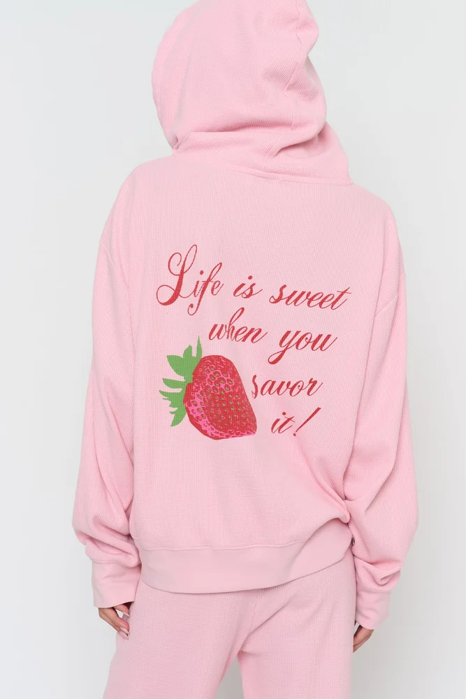 Life Is Sweet Classic Zip-Up Hoodie
