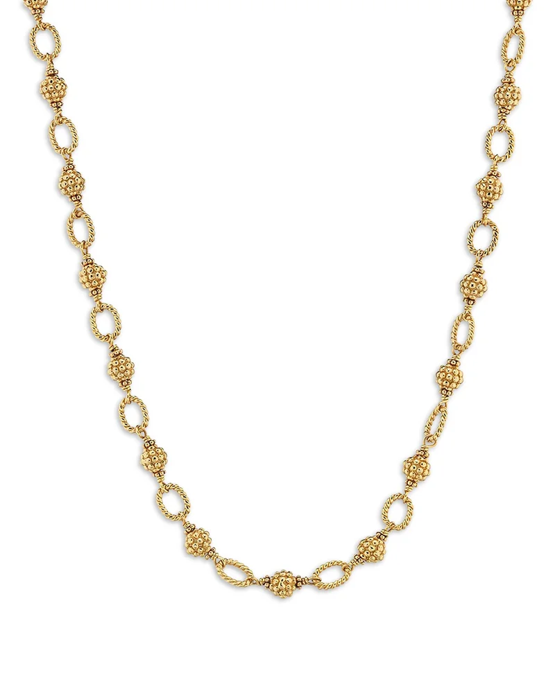 Berry & Bead Chain Necklace, 18"