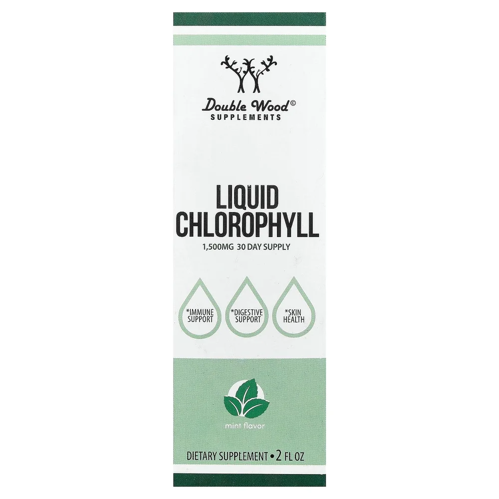 Double Wood Supplements Liquid Chlorophyll, Mint