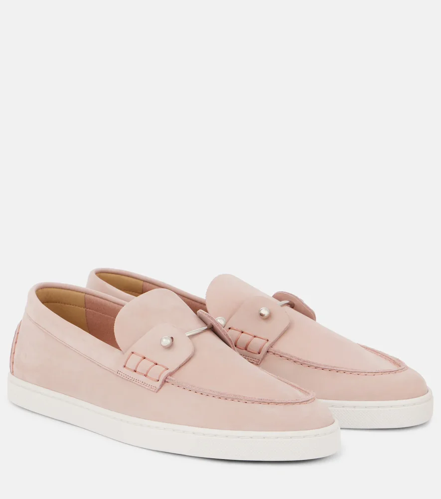 Chambeliboat suede slip-on shoes