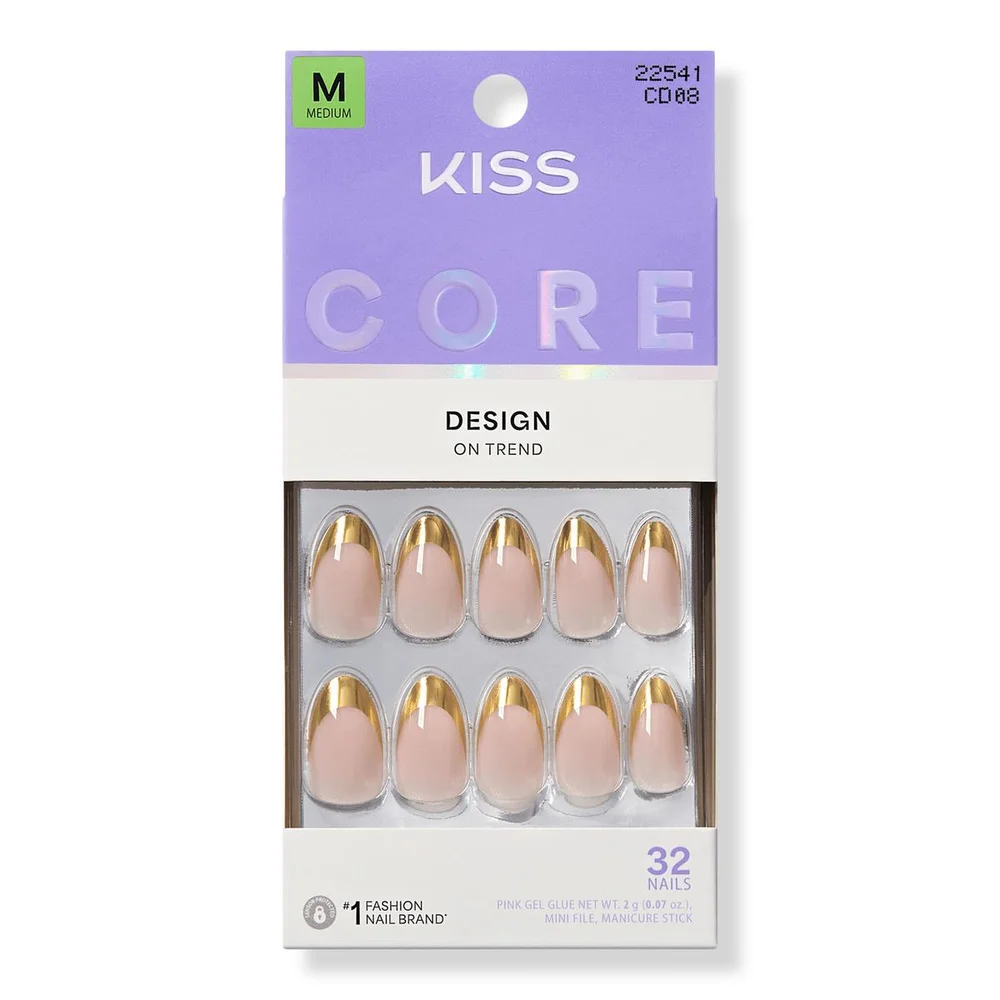 Core Design Medium Almond Press On Nails