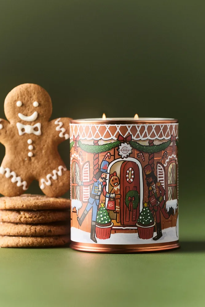 Gourmand Gingerbread House Boxed Glass Candle