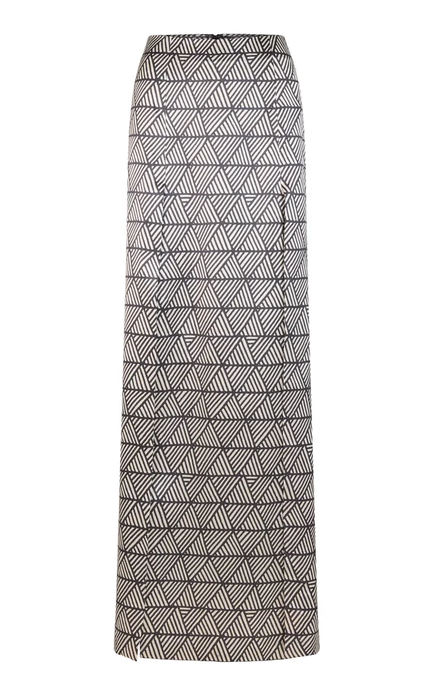 Florence Silk Maxi Skirt