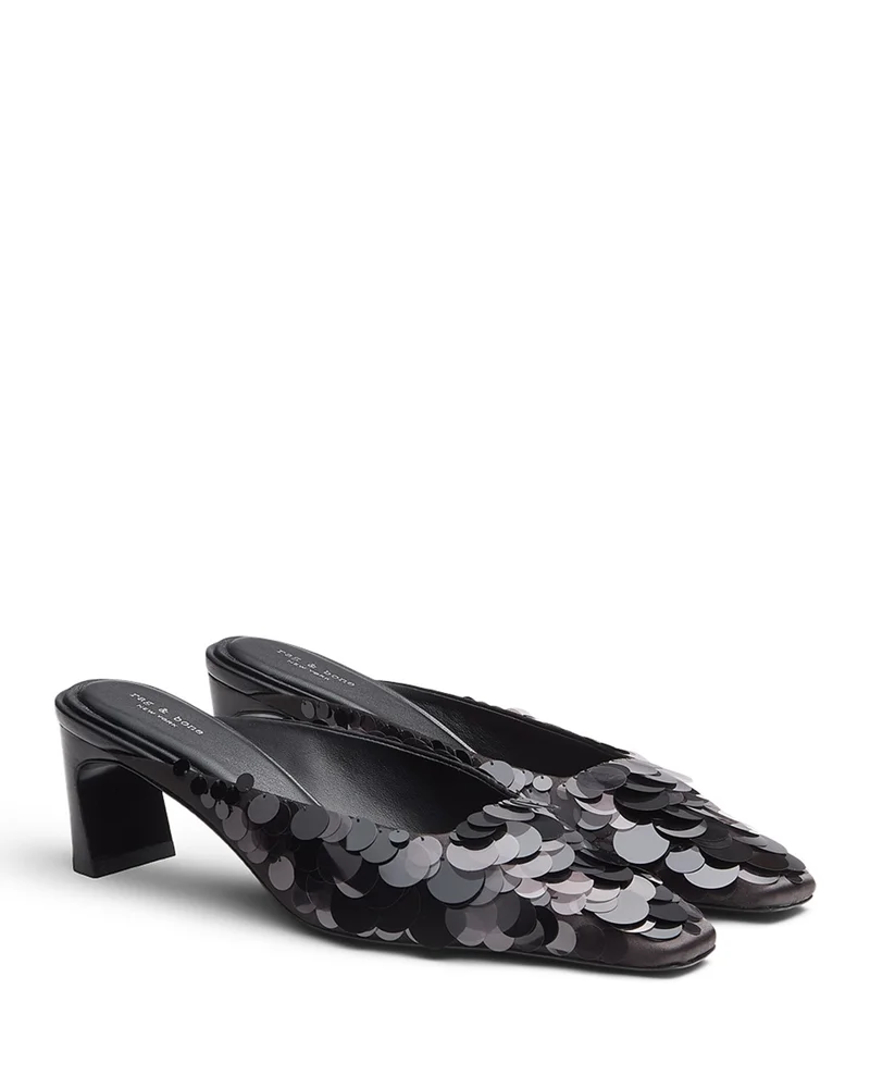 Kai Sequin Mule Pumps