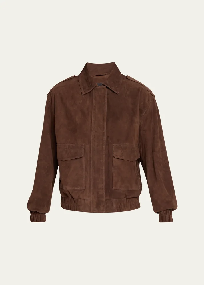Halti Collared Suede Jacket