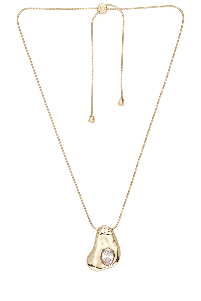 Molten Crystal Pendant Necklace