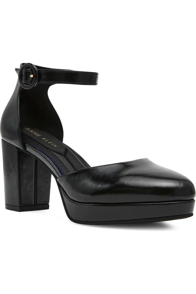 Faith Platform Ankle Strap Pump
