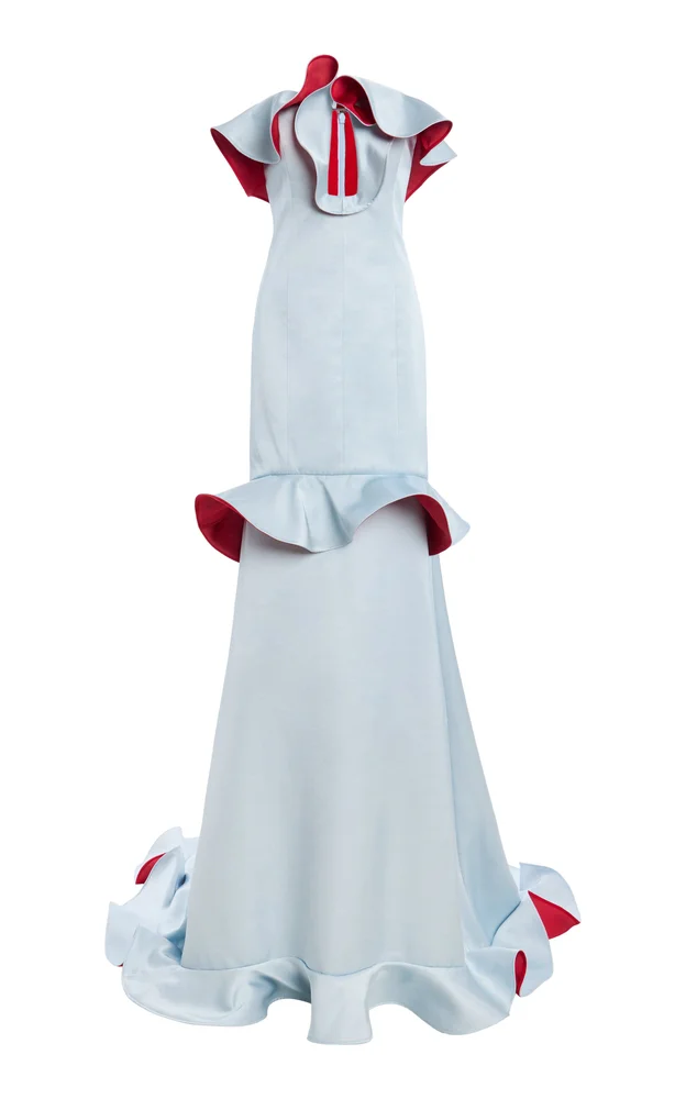 Snapdragon Satin Gown