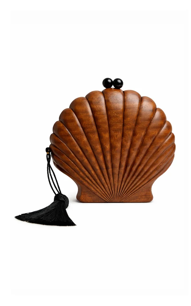 Exclusive La Isla Sireneuse Wool Clutch