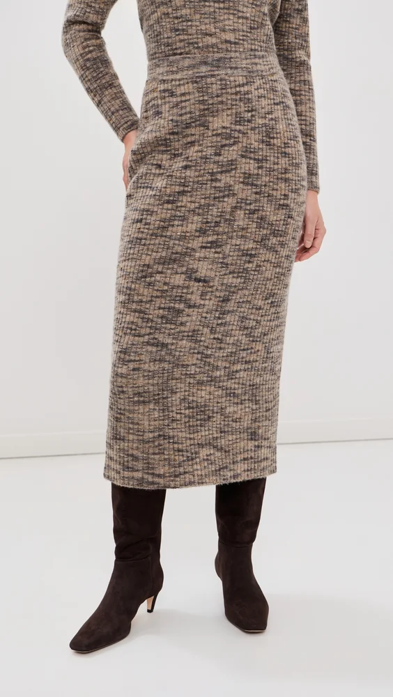 Ruched Pencil Skirt