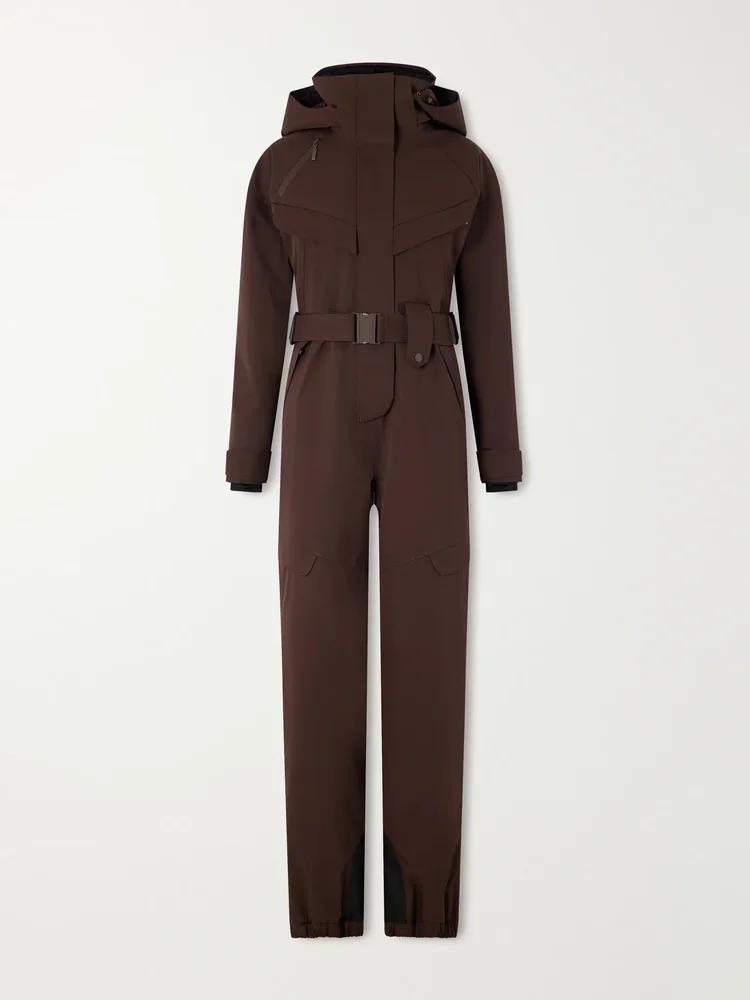 Apex belted shell ski suit