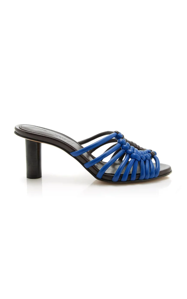 Plot Leather Sandals