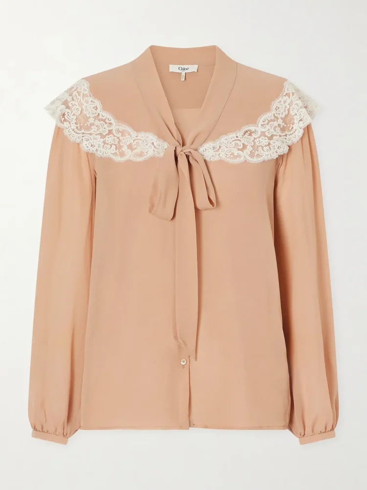 georgette silk blouse