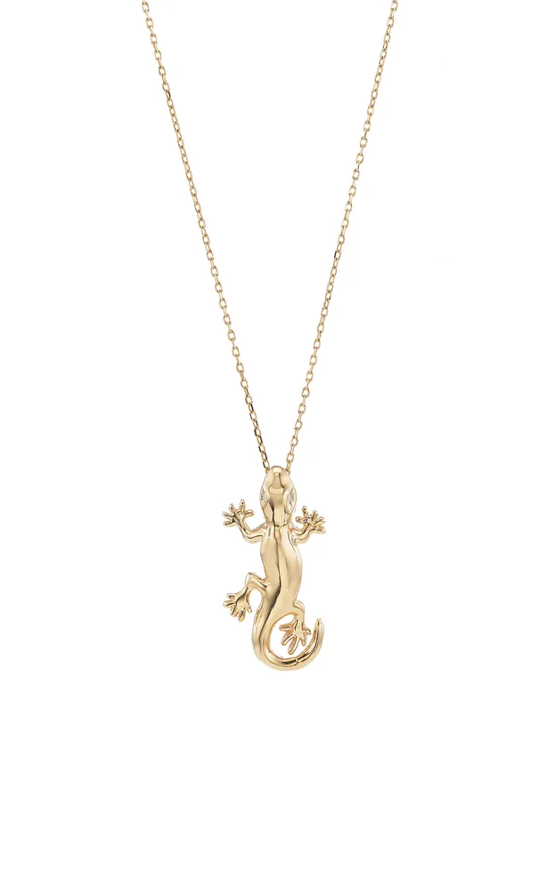 10K Yellow Gold Diamond Necklace