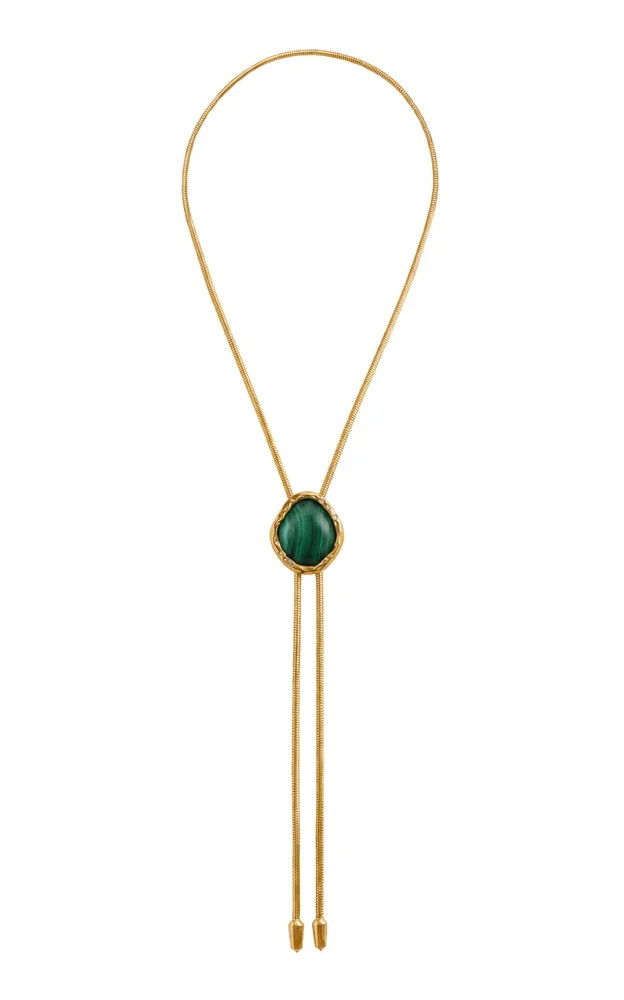 The Lola In Gold With Malachite