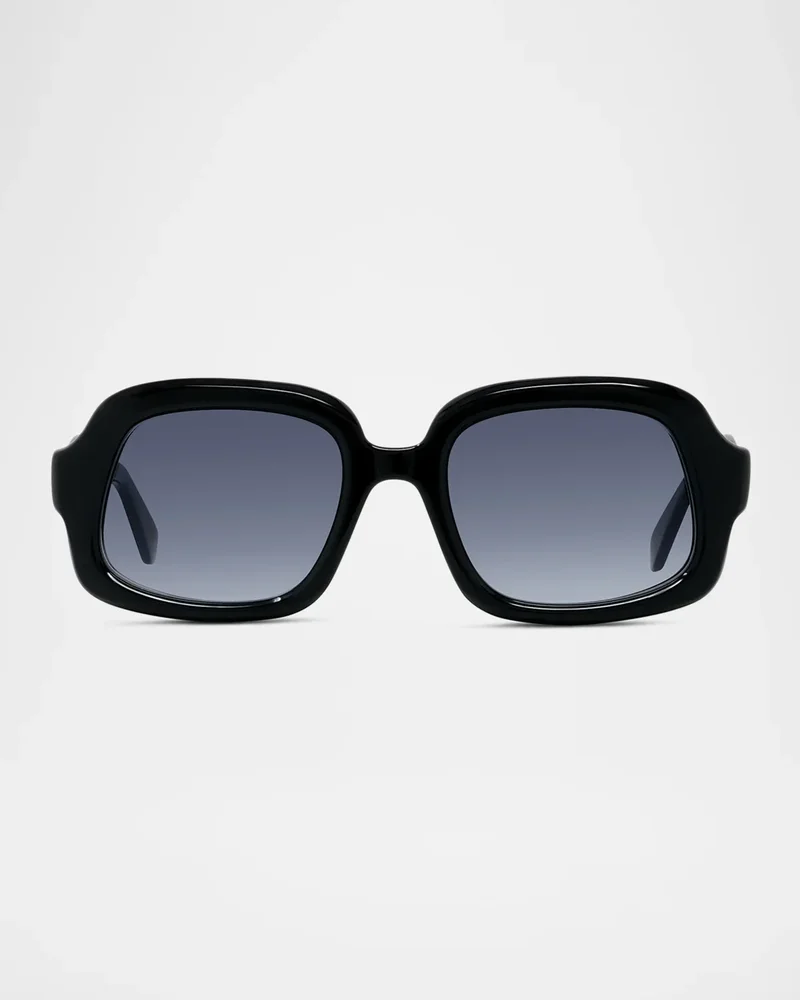 Double L 52MM Geometric Sunglasses