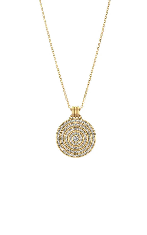 Universum 18K Yellow Gold Diamond Necklace