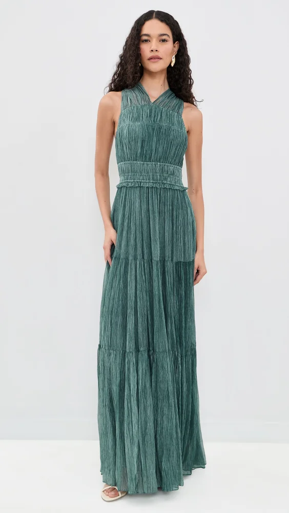 Freesia Silk Gown