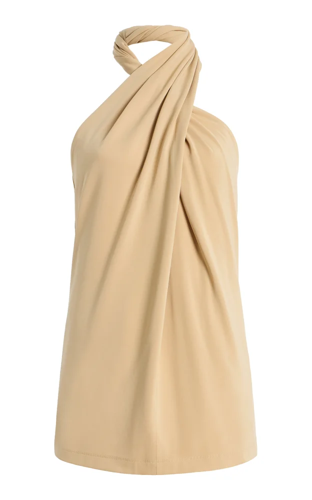 Twisted Jersey Halter Top