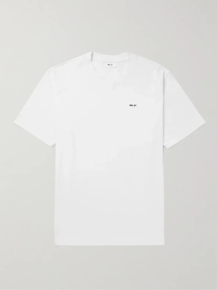 Adam 3209 Logo-Embroidered Pima Cotton-Jersey T-Shirt