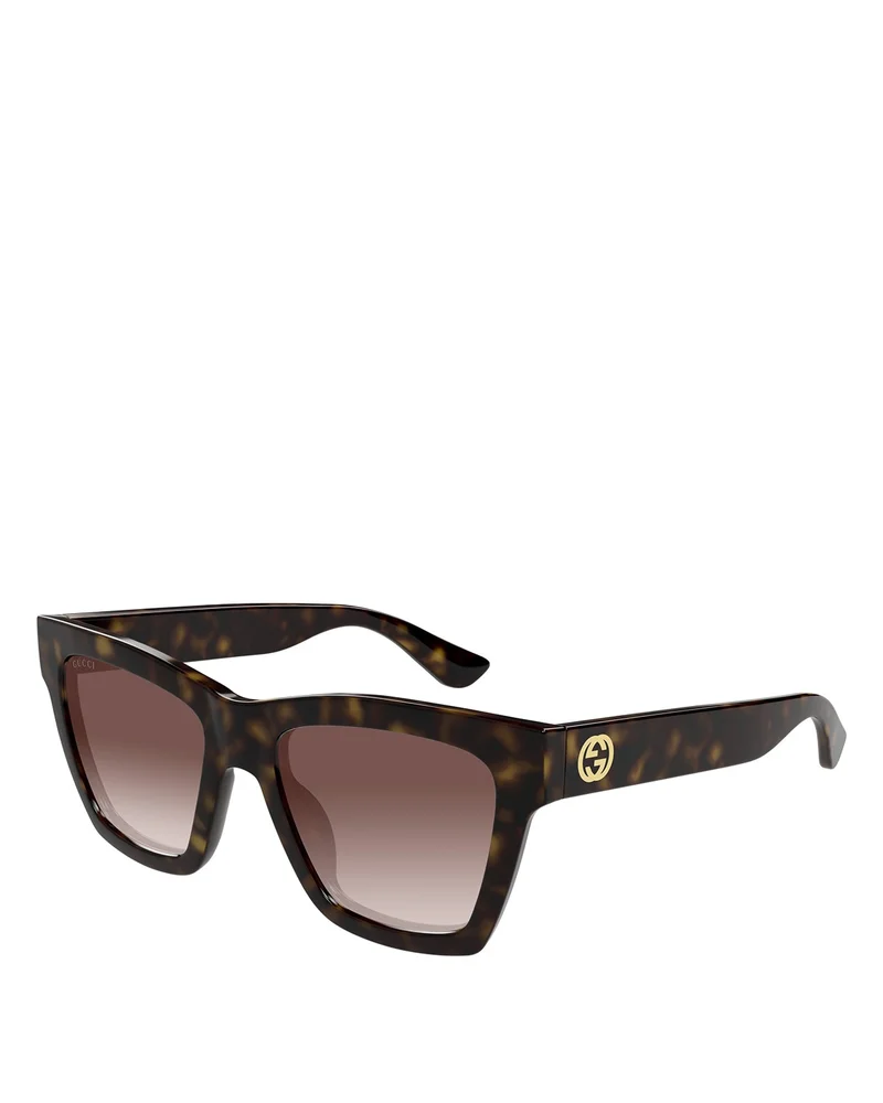 Minimal Cat Eye Sunglasses, 54mm