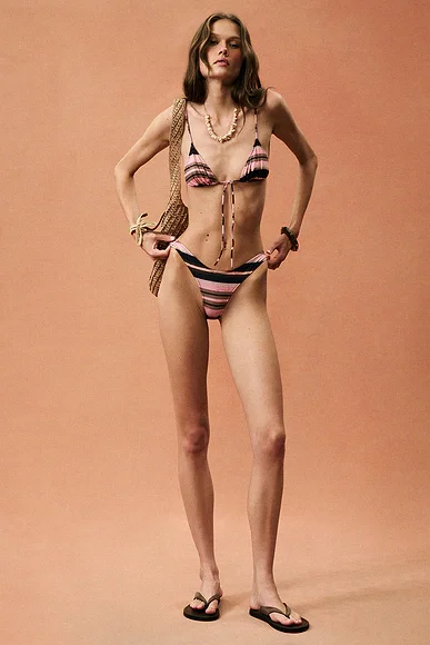 High Cut Cheeky Bikini Bottom