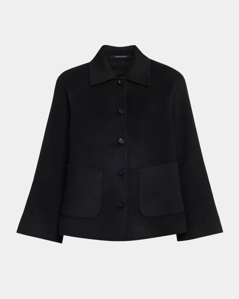 Double-Faced Cashmere Short Coat