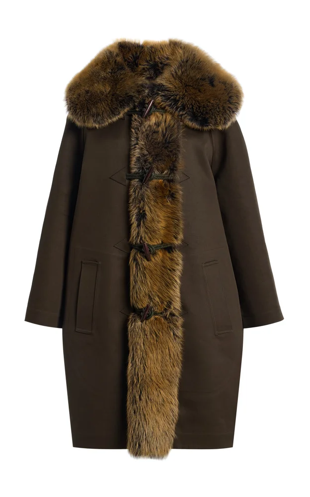Relaxed Shearling Coat
