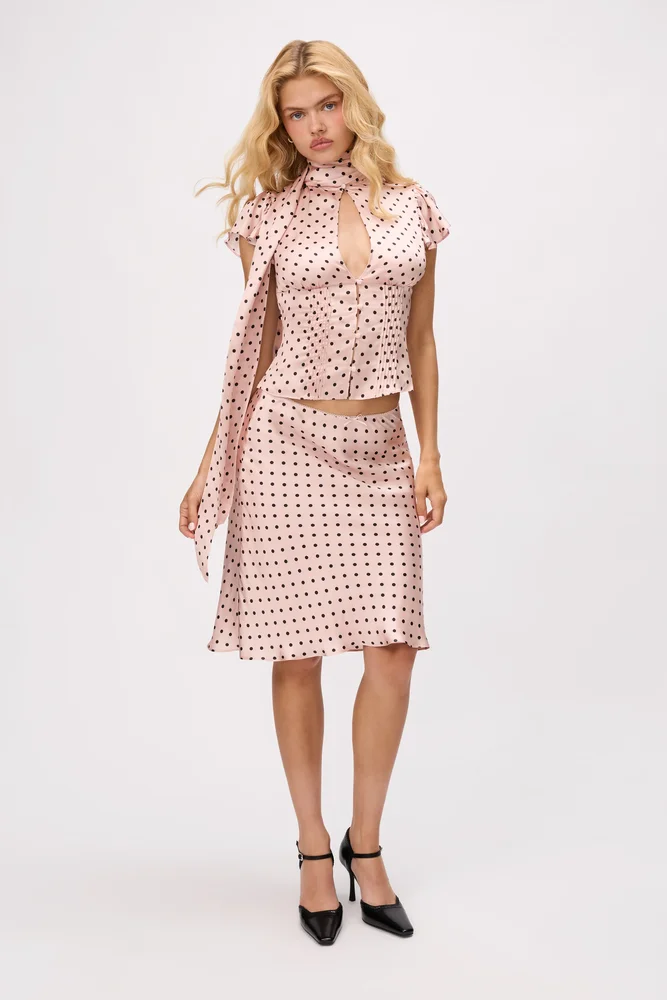 Paloma Satin Skirt